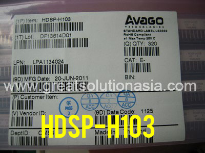 HDSP-H103 factory sealed Avago LED 7-SEG HDSP-H103