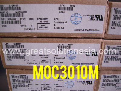 MOC3010M factory sealed Fairchild Optocouplers MOC3010M 