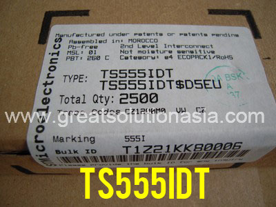 TS555IDT factory sealed STM CMOS TIMER TS555IDT